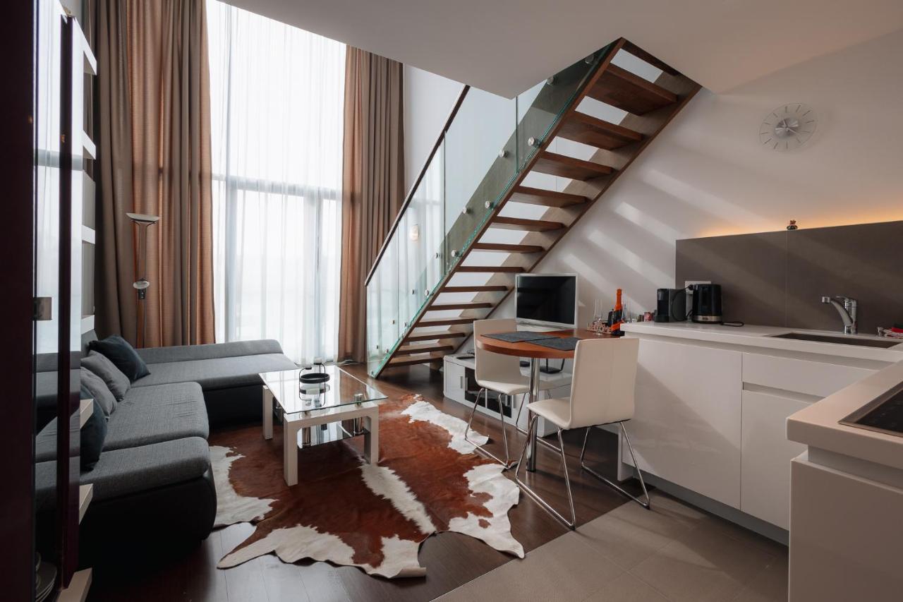 Skau Eurovea Duplex Danube Exclusive View Free Parking Apartment Pressburg