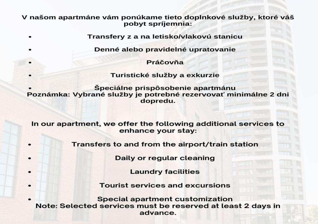 Skau Eurovea Duplex Danube Exclusive View Free Parking Apartment Pressburg